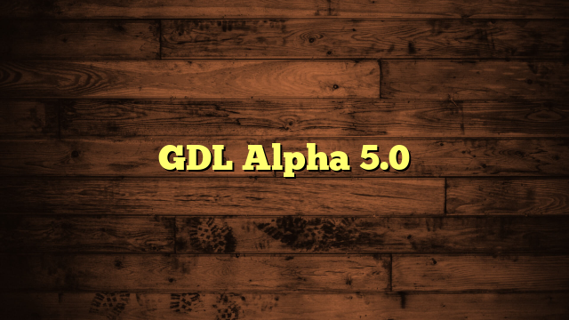 GDL Alpha 5.0