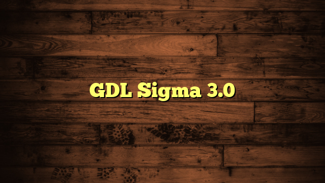 GDL Sigma 3.0