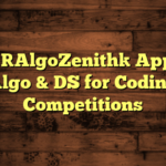 GDL [AlgoZenith] Applied Algo & DS for Coding Competitions